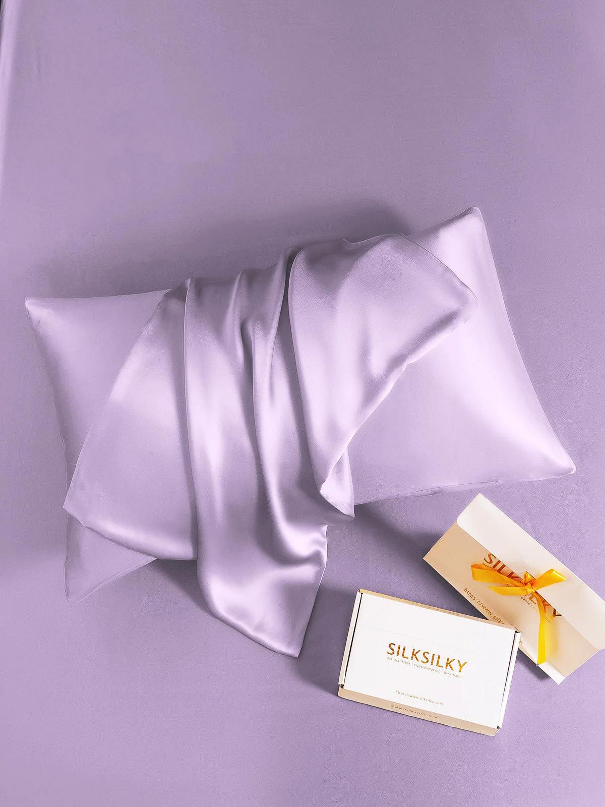 19Momme 100% Mulberry Silk Pillowcase - Hidden Zipper - Image 131