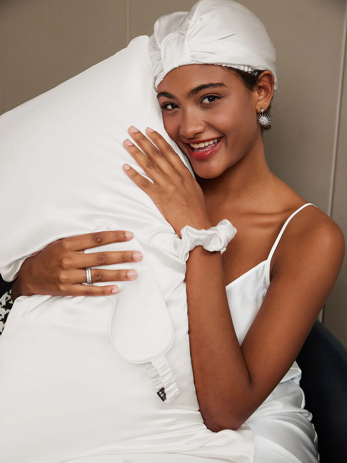 22Momme 4Pcs Set Silk Skin-Friendly Beauty Sleep Set - Image 12