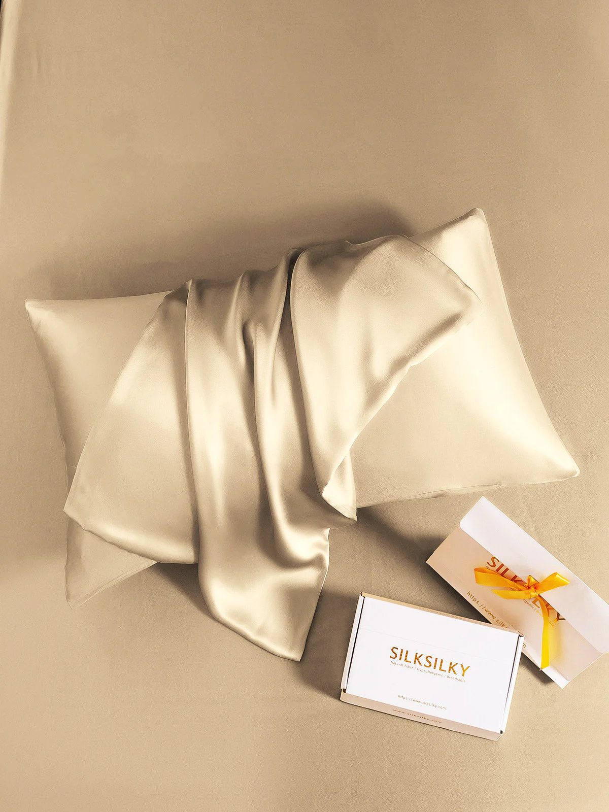 22Momme 100% Pure Silk Pillowcase - Envelope Closure - Image 49