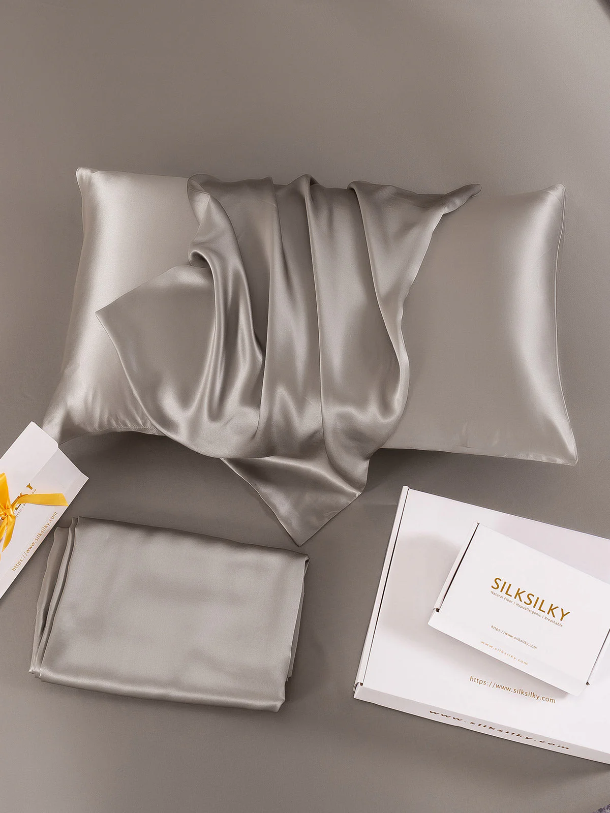 22Momme 100% Pure Silk Pillowcase - Envelope Closure - Image 55