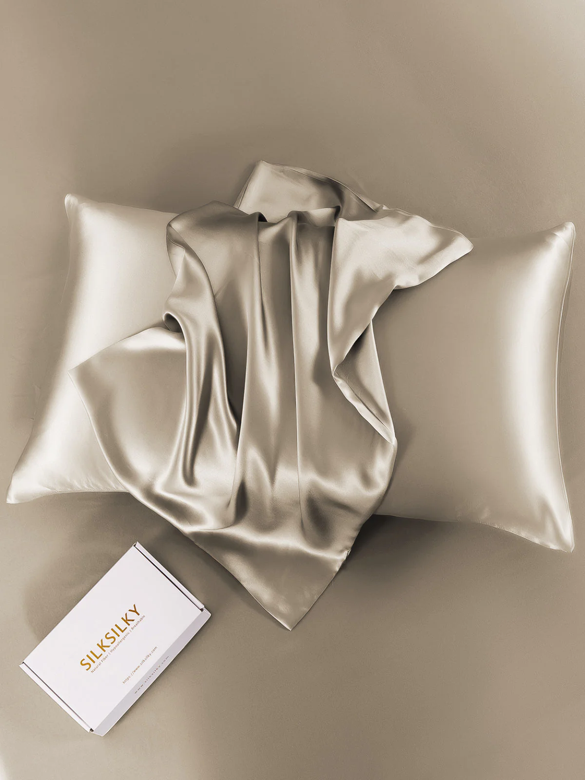 22Momme 100% Pure Silk Pillowcase - Envelope Closure - Image 59