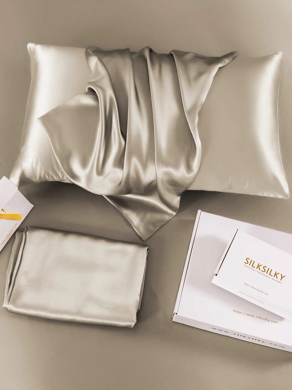 22Momme 100% Pure Silk Pillowcase - Envelope Closure - Image 60