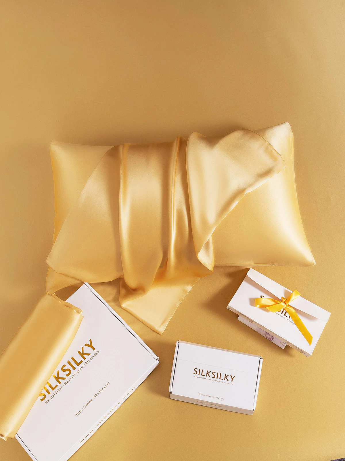 22Momme 100% Pure Silk Pillowcase - Envelope Closure - Image 8