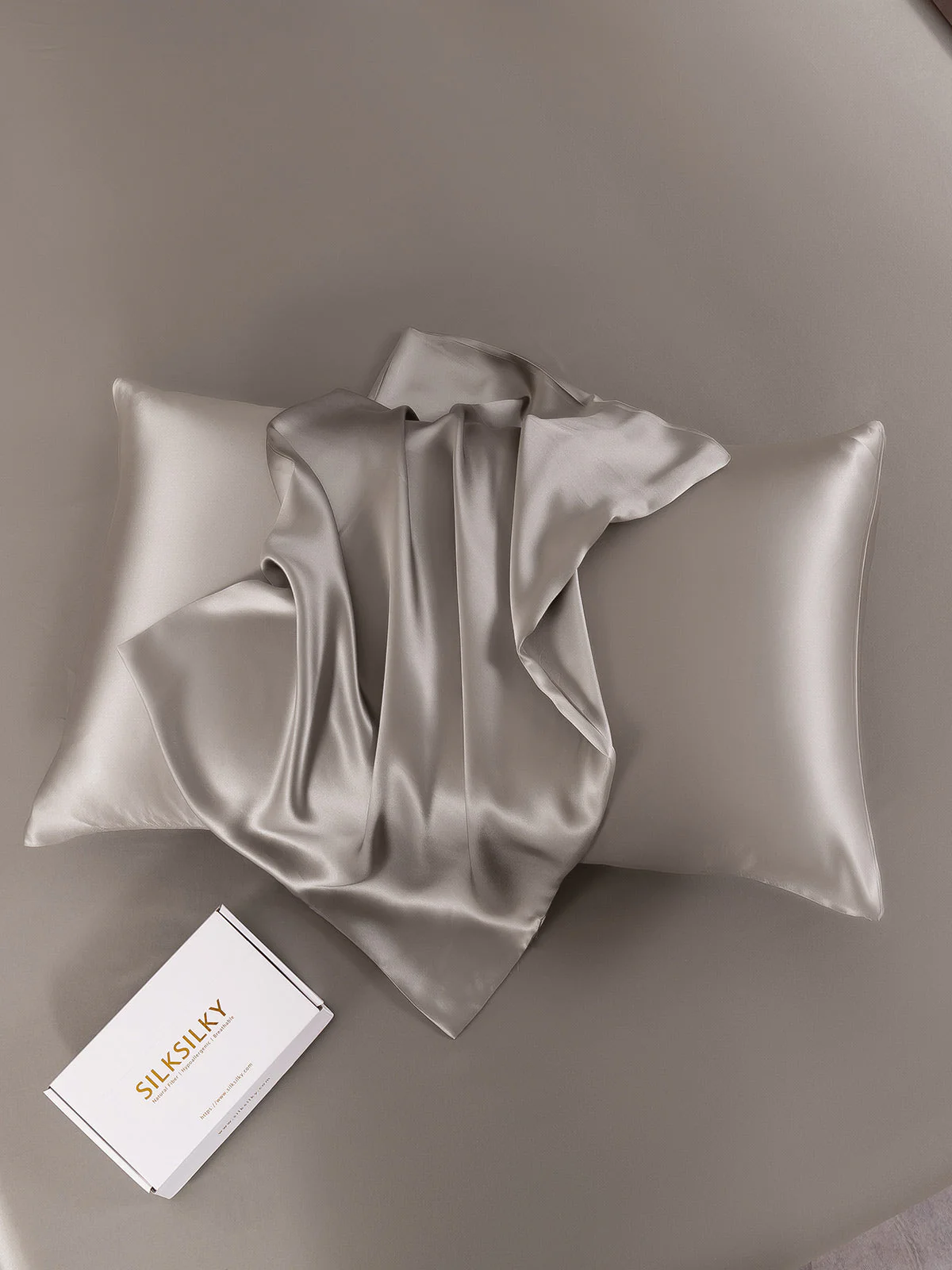 22Momme 100% Pure Silk Pillowcase - Hidden Zipper - Image 58
