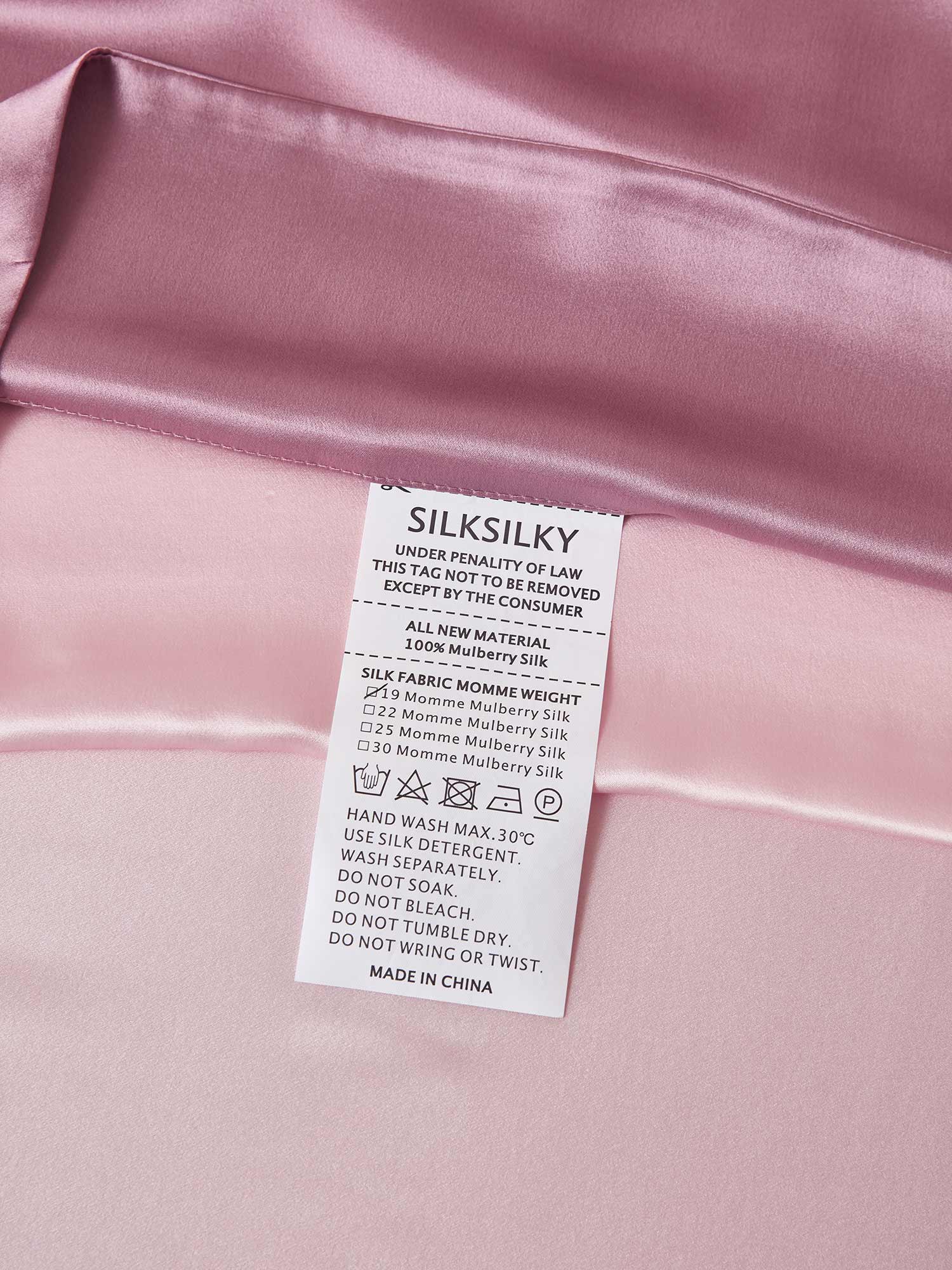 19Momme 4Pcs Silk Set Duvet Cover+Fitted Sheet+2x Pillowcases - Image 132