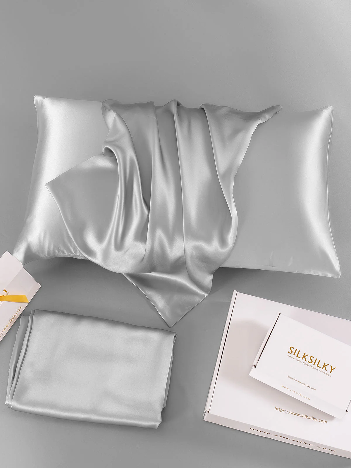 19Momme 100% Mulberry Silk Pillowcase - Envelope Closure - Image 31