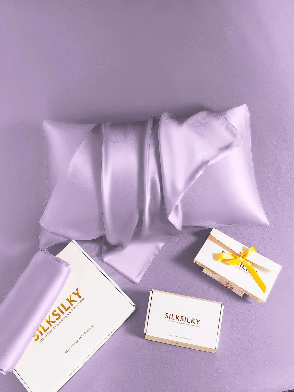 19Momme 100% Mulberry Silk Pillowcase - Envelope Closure - Image 62