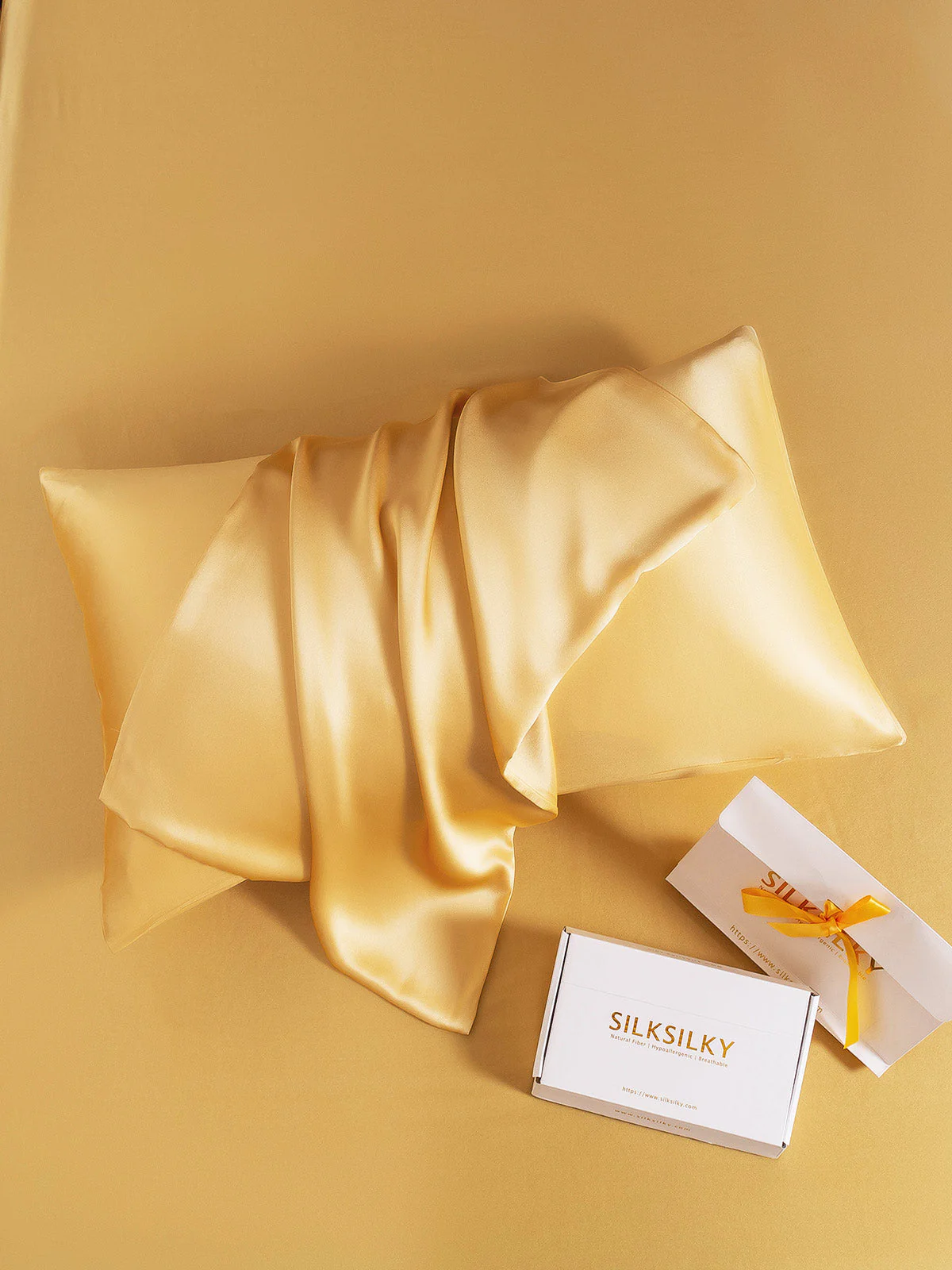 2Pcs 19Momme Pure Silk Pillowcases Bundle - Envelope - Image 53