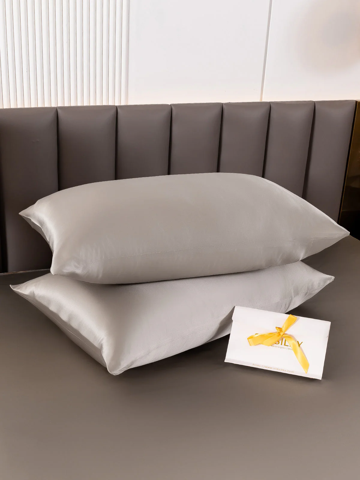 2Pcs 19Momme Pure Silk Pillowcases Bundle - Envelope - Image 78