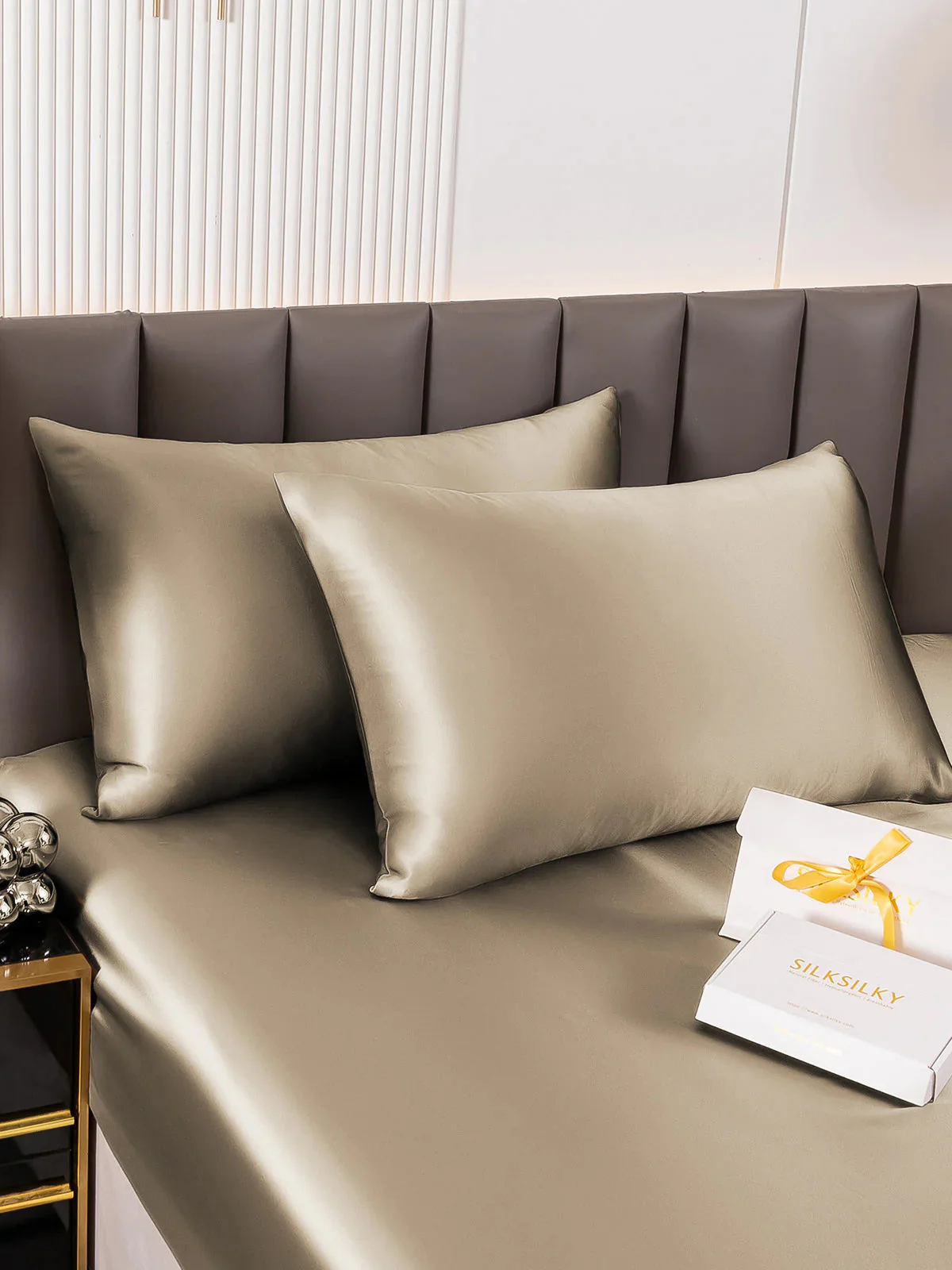 2Pcs 19Momme Pure Silk Pillowcases Bundle - Envelope - Image 94